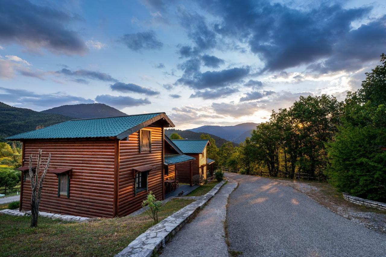 Chalet Likouresi Village Karpenísion エクステリア 写真