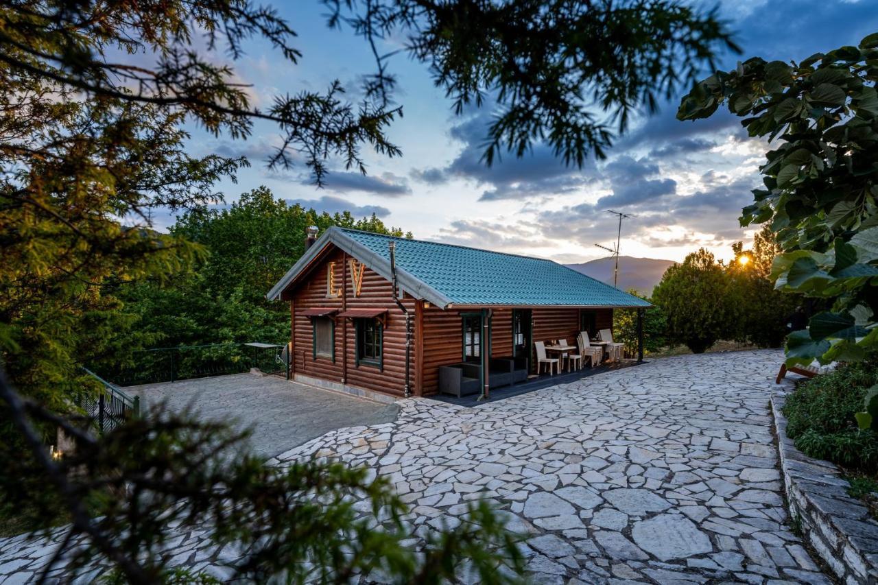 Chalet Likouresi Village Karpenísion エクステリア 写真