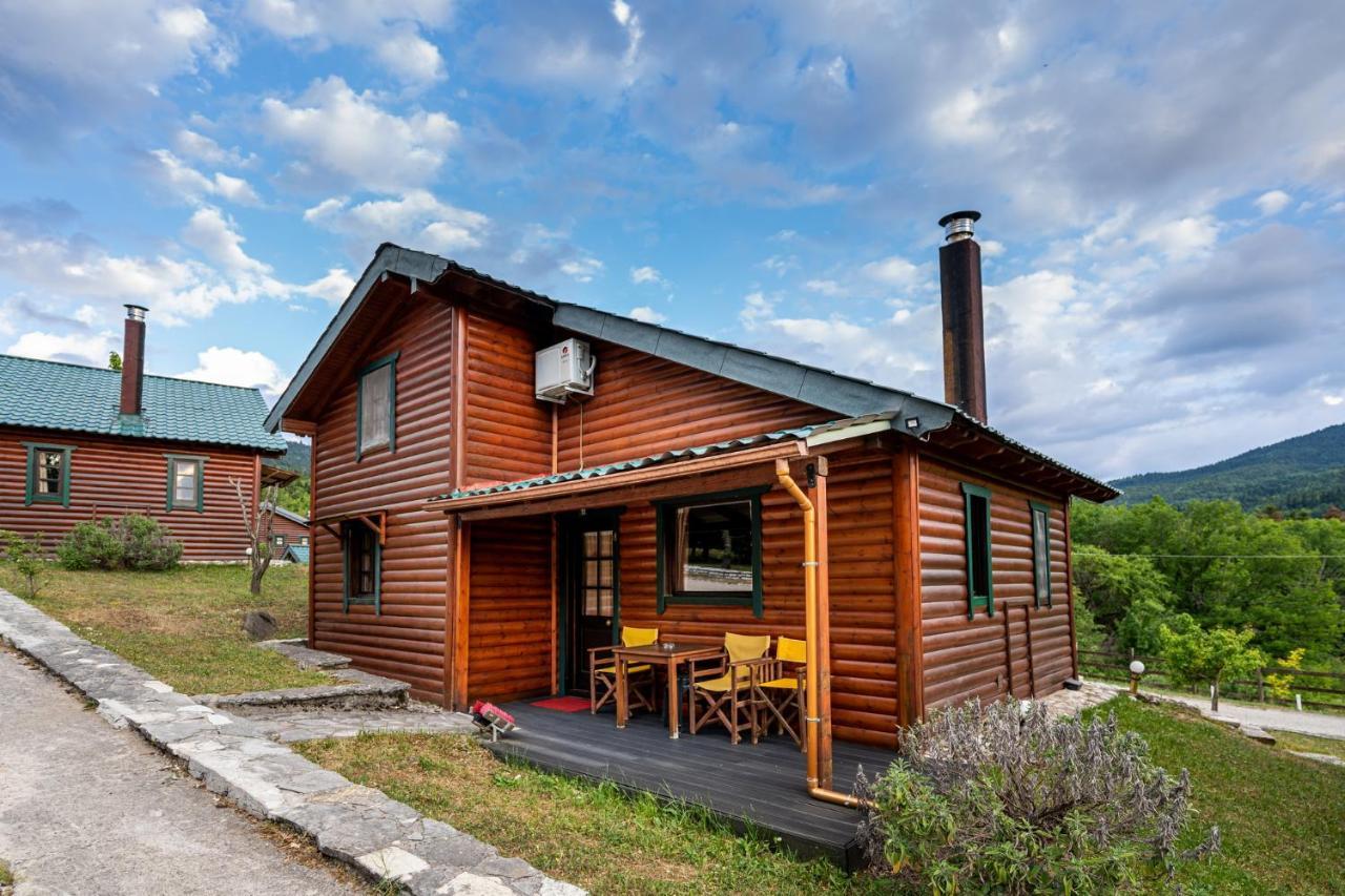 Chalet Likouresi Village Karpenísion エクステリア 写真