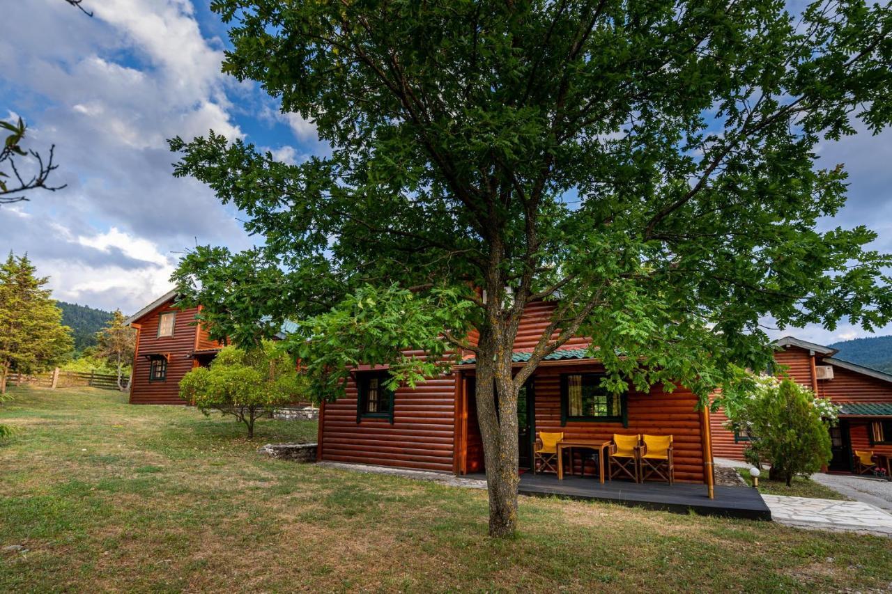 Chalet Likouresi Village Karpenísion エクステリア 写真