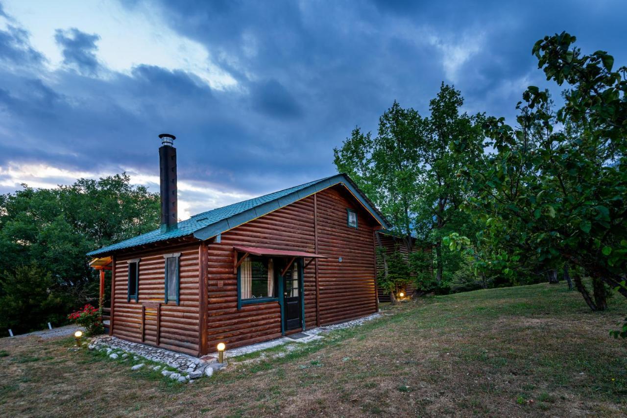 Chalet Likouresi Village Karpenísion エクステリア 写真